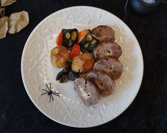 Rolo de Carne Assustador com Legumes do Submundo