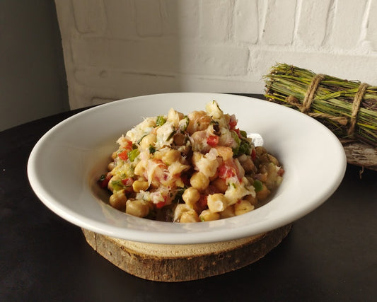 Salada de Bacalhau com Grão