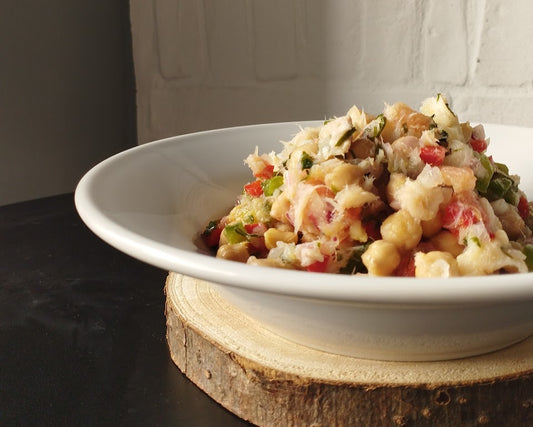 Salada de Bacalhau com Grão